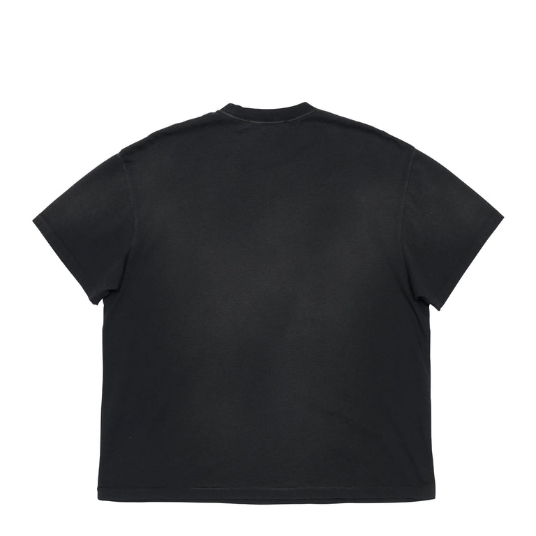 Stockholm Surfboard Club Glitter Printed T-Shirt (Black)