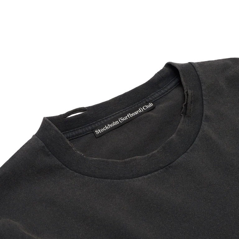 Stockholm Surfboard Club Back Logo Layered Longsleeve (Black)
