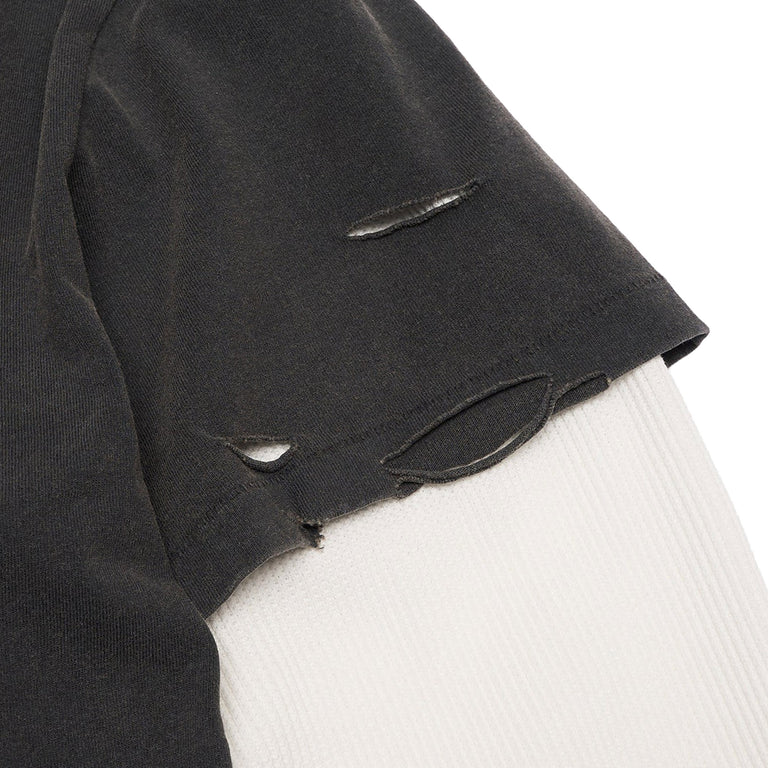 Stockholm Surfboard Club Back Logo Layered Longsleeve (Black)