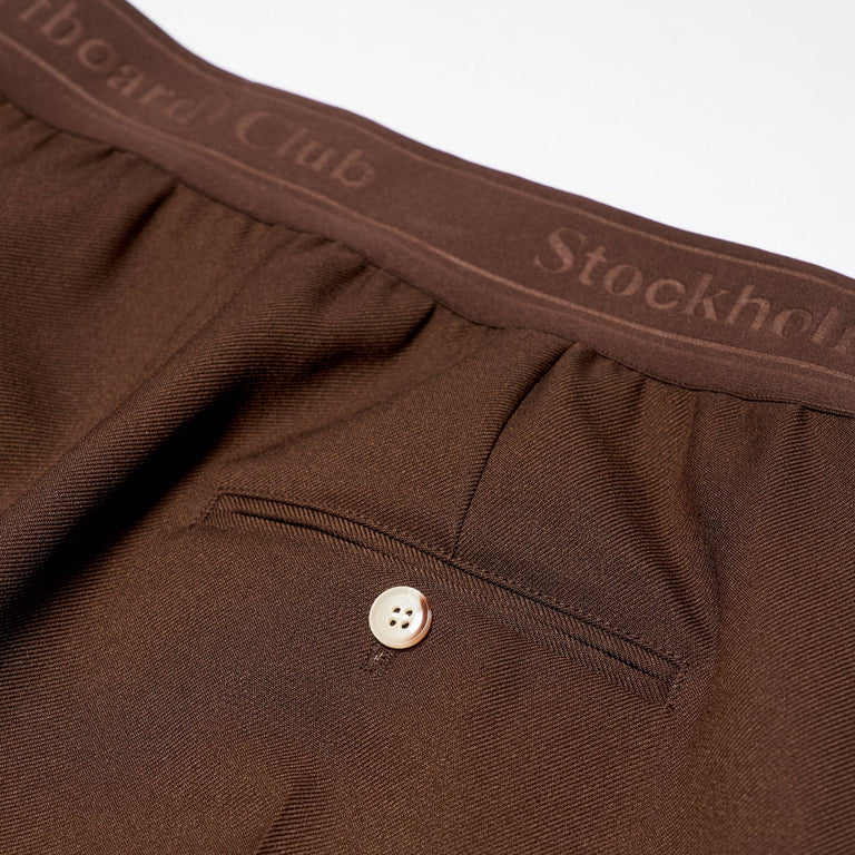 Stockholm Surfboard Club Elaine Pant (Brown)