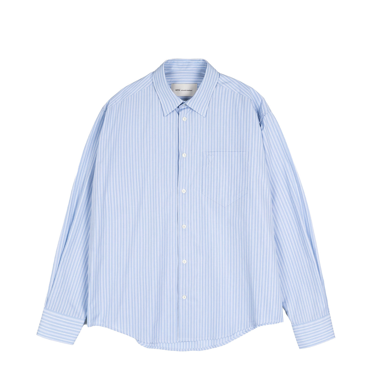 AMI Paris Long Sleeve Ami De Coeur Boxy Shirt | Apparel » Buy