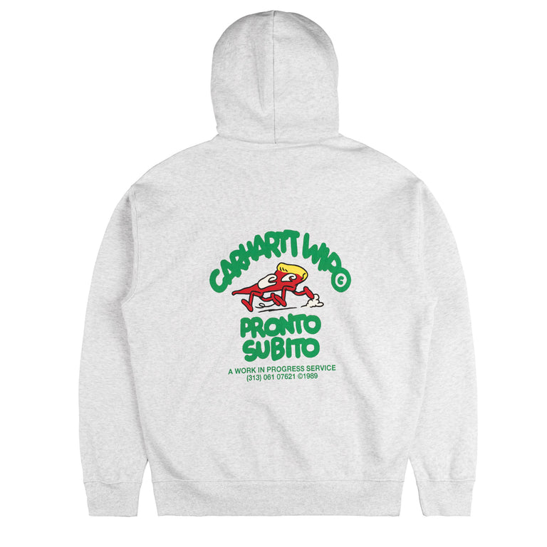 Carhartt WIP Hooded Pronto Sweat Jacket - XXL / Ash Heather