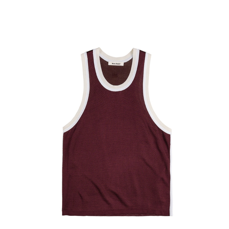 Wales Bonner Rio Tank Top - L / Bordeaux