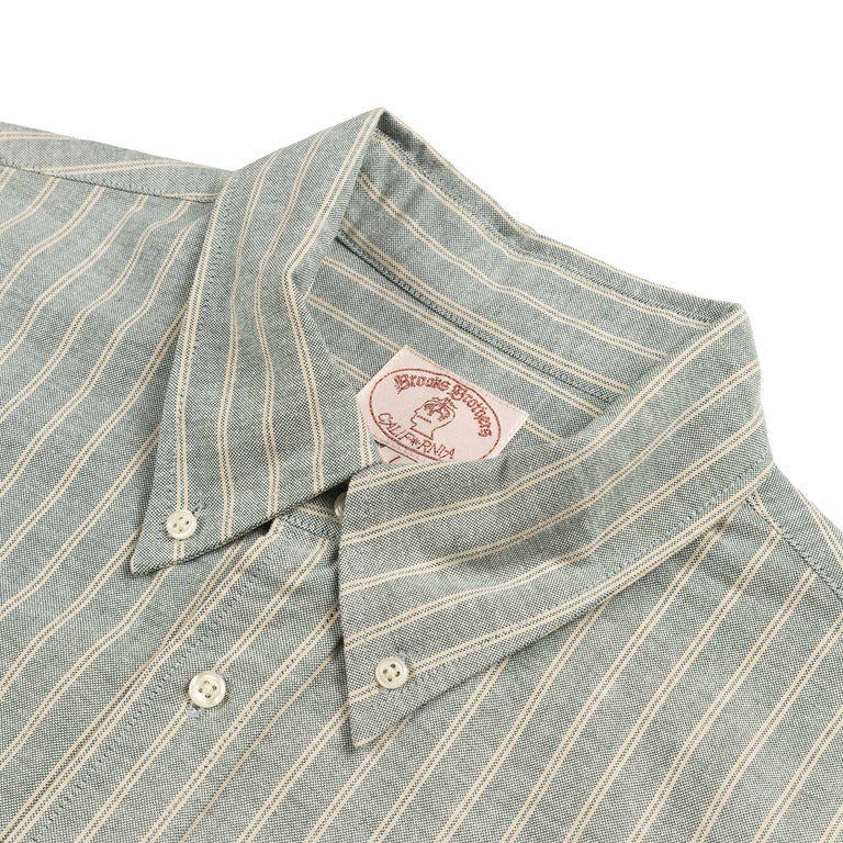 Brain Dead  x Brooks Brothers Patchwork Oxford Button Up