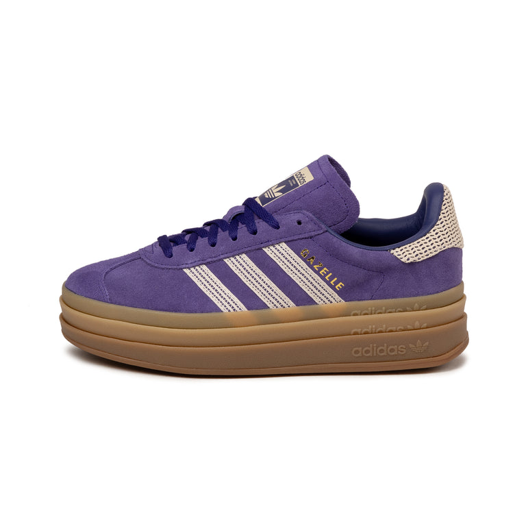Adidas Gazelle Bold W - 42 2/3 / Collegiate Purple / Wonder White/ Gold Metallic