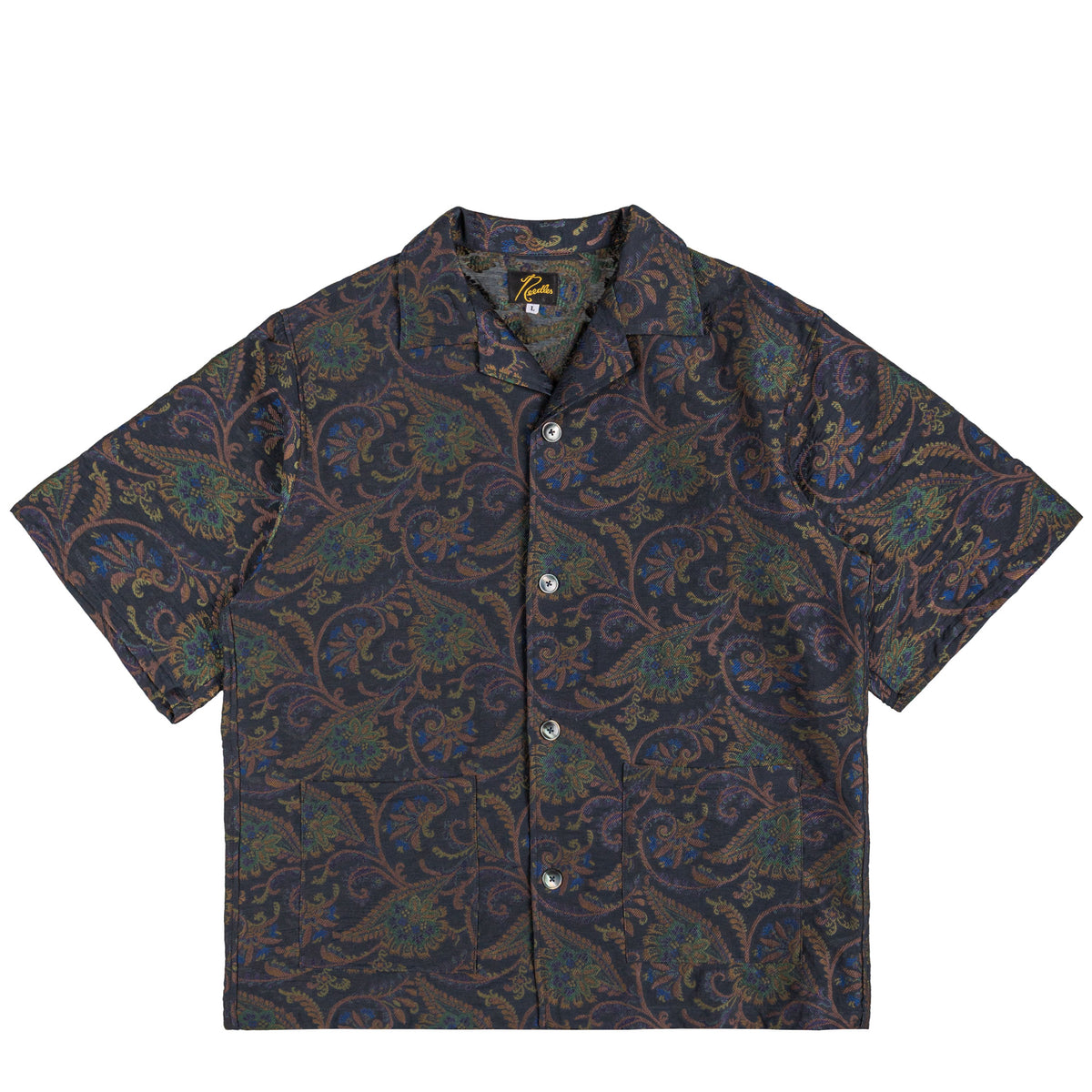 トップス needles Cabana Shirt L Needles Cabana Shirt - Paisley Jacquard | Apparel » Buy