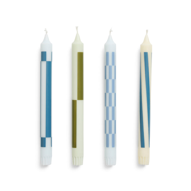 HAY Pattern Candle Set of 4