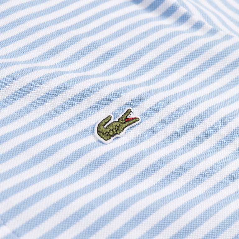 Lacoste Classic Fit Striped Petit Piqué Polo Shirt