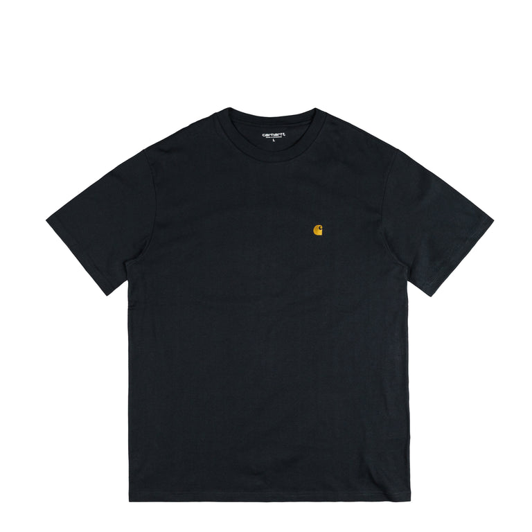 Carhartt WIP Chase T-Shirt - S / Dark Navy / Gold