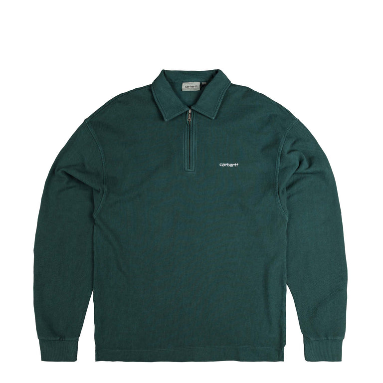 Carhartt WIP Pique Script Sweat - XXL / Dark Fir / White