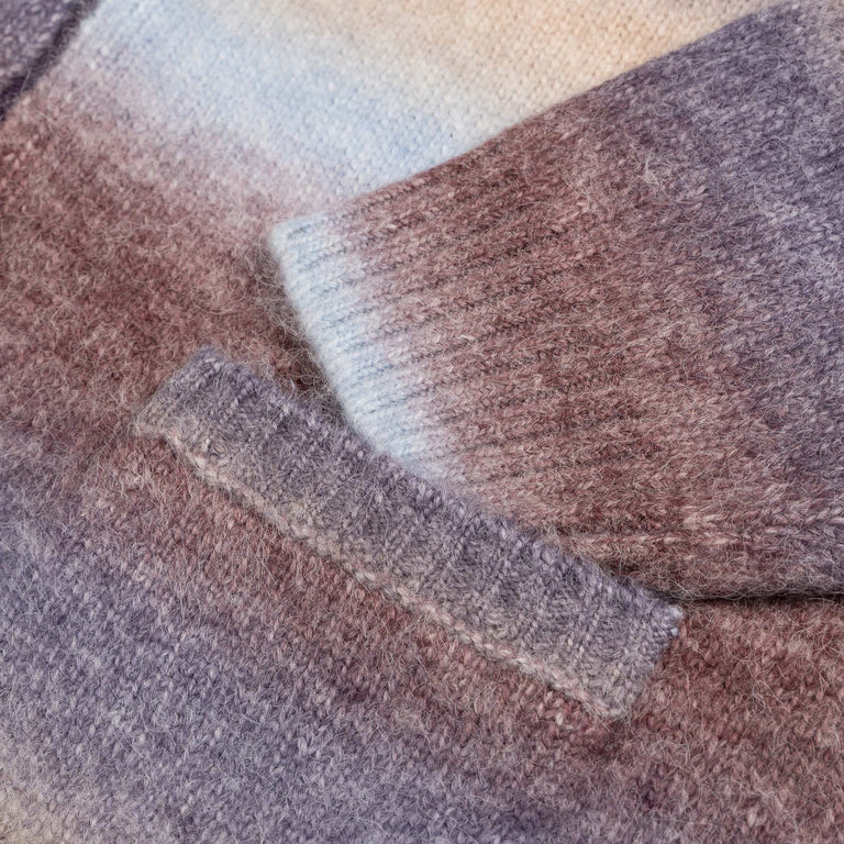 Patta Space Dye Knitted Hooded Sweater
