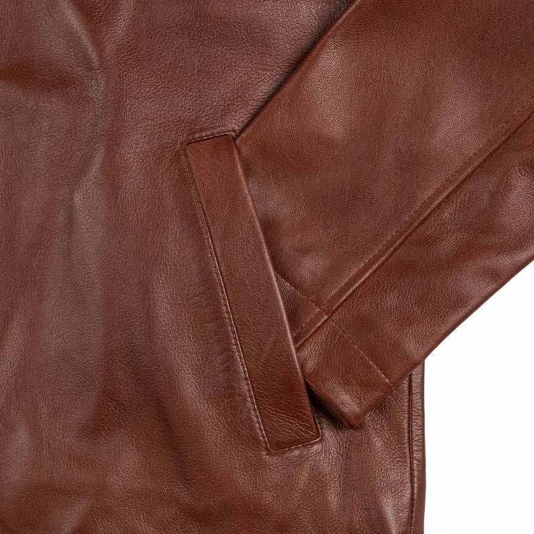 Sunflower Short Leather Jacket