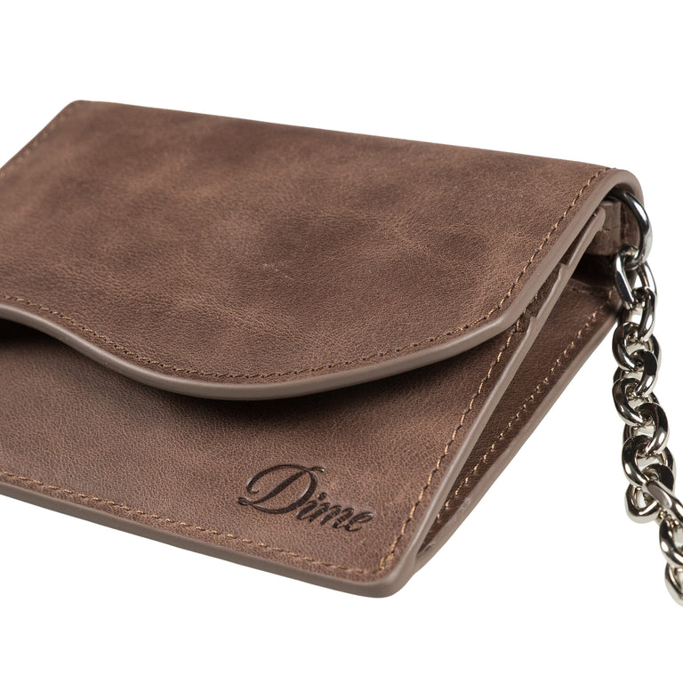 Dime Chain Leather Wallet