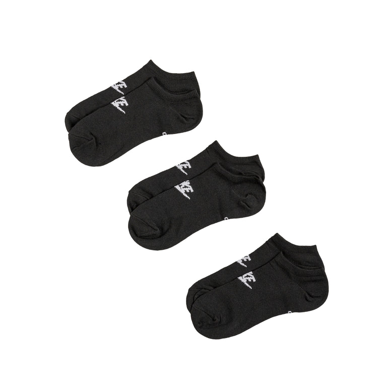 Nike Everyday Essential No-Show Socks (3 Pairs) - XL / Black / White