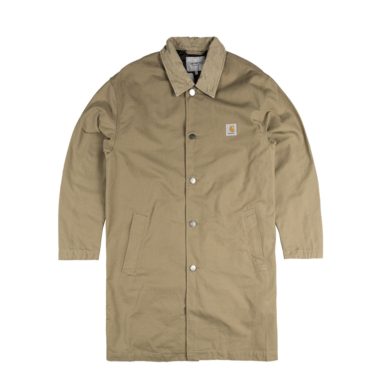 Carhartt WIP Webster Coat - L / Leather / Leather rinsed