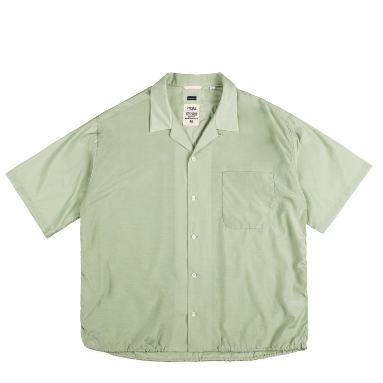 Nanamica Open Collar Shirt - L / Coral Green