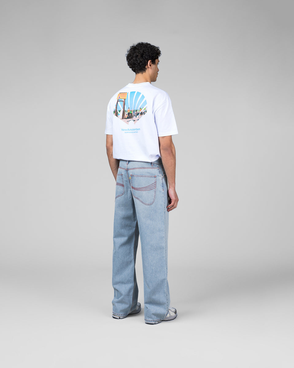 【関税込み】ERL ブルー Venice ストレートジーンズ ERL Straight Venice Jeans Woven | Apparel » Buy online now!