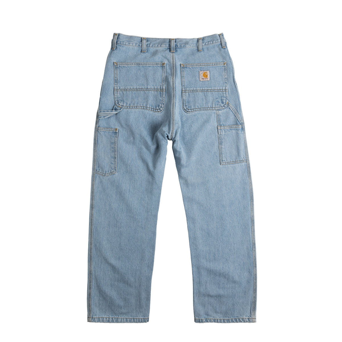 CARHARTT US Men’s sz 42 x 32 Moss Duck Double Knee Work Utility Pants Jeans  B136