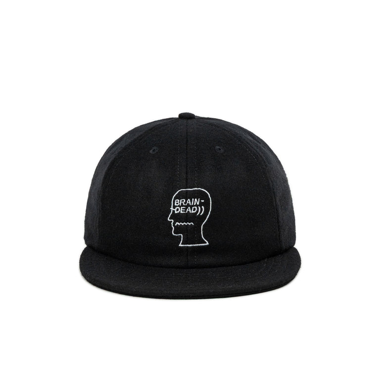 Brain Dead Flannel Logohead 6 Panel Hat