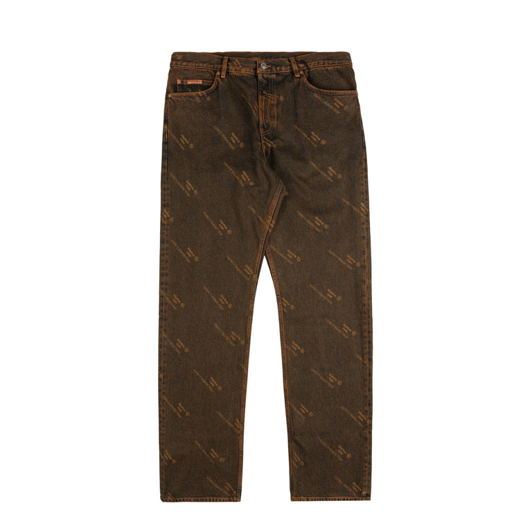 Martine Rose Relaxed Fit Jean - XL / Orange Laser