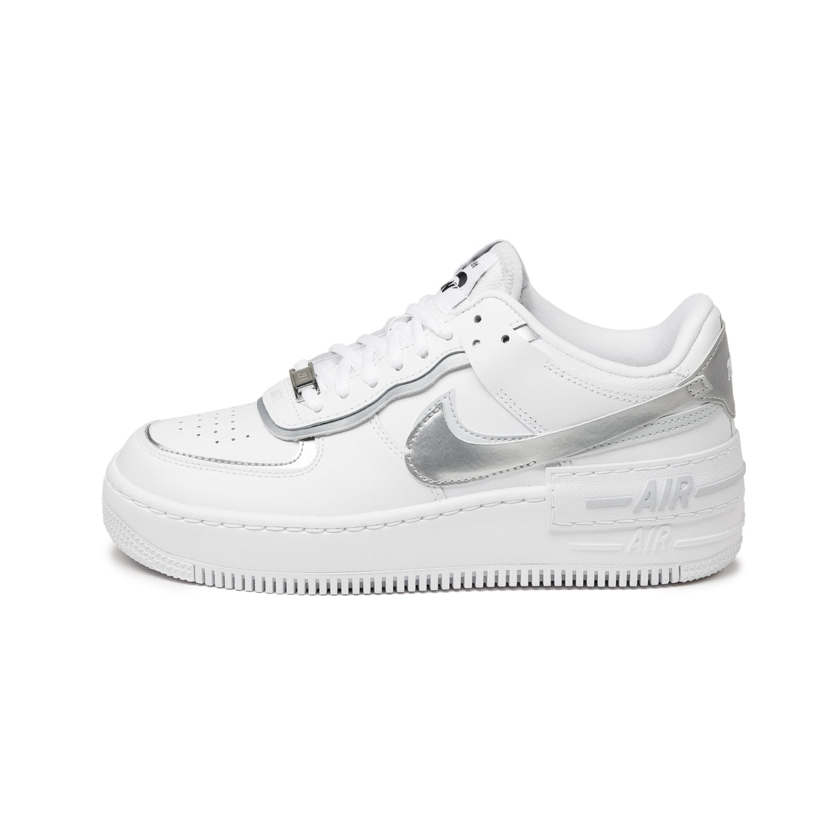 Nike air force 1 white metallic silver outlet