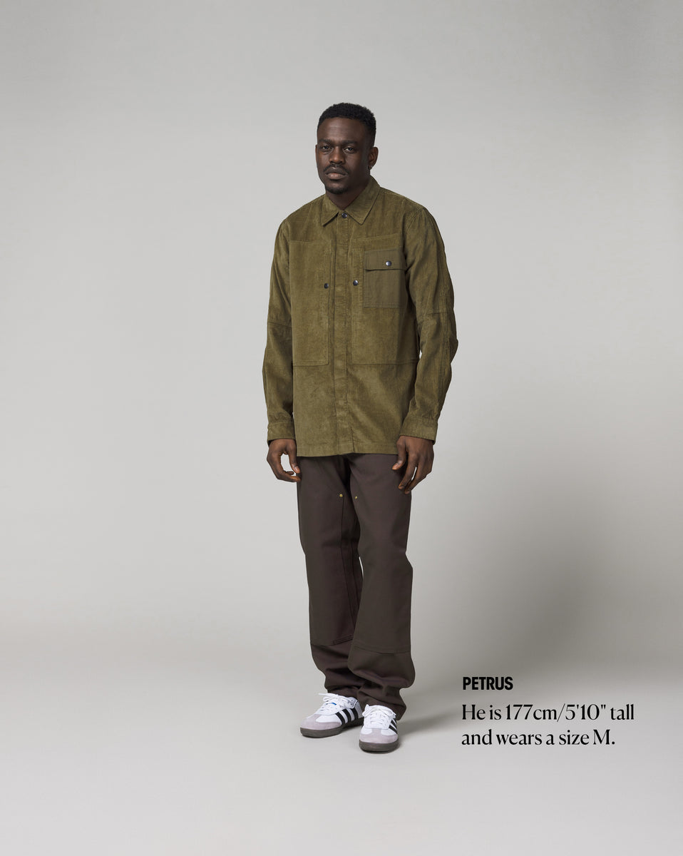 Hemp corduroy top shirts jacket