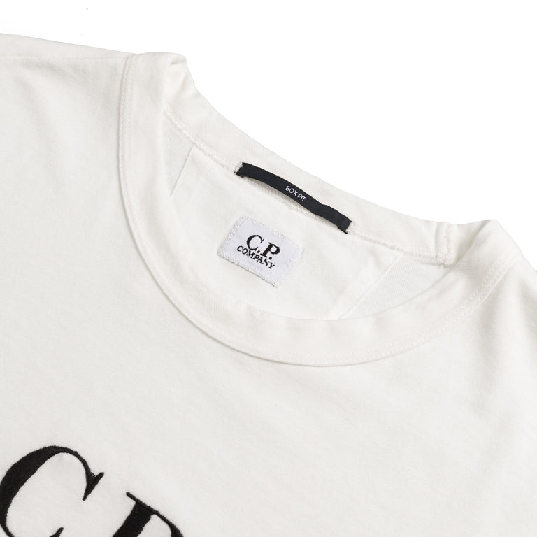 C.P. Company 20/1 Jersey Boxy Logo T-Shirt