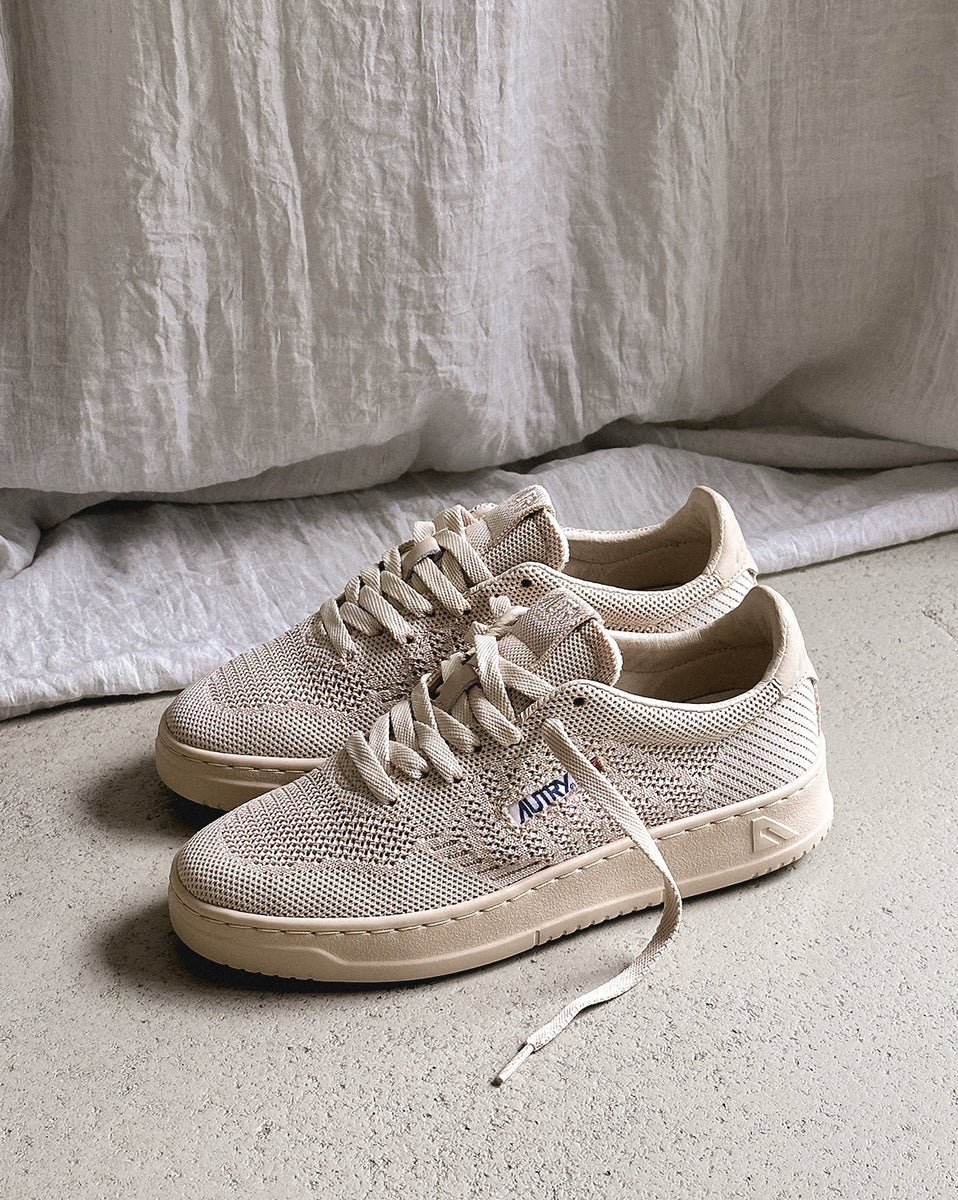 Baskets Basses Autry Easyknit Couleur Crème - Pointure 39 Femme - Neuf Avec Boîte