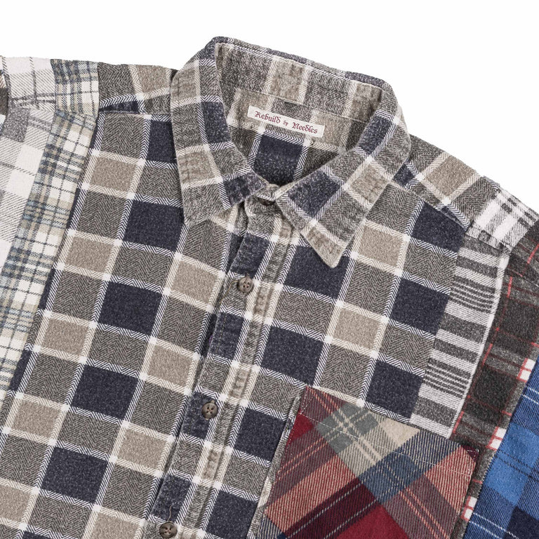 Needles *Rebuild By* Flannel Shirt Ribbon Wide (C)