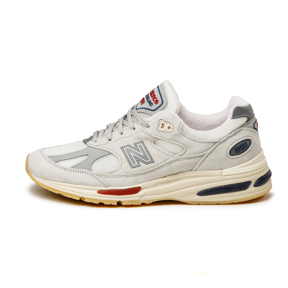 New balance m991 white store