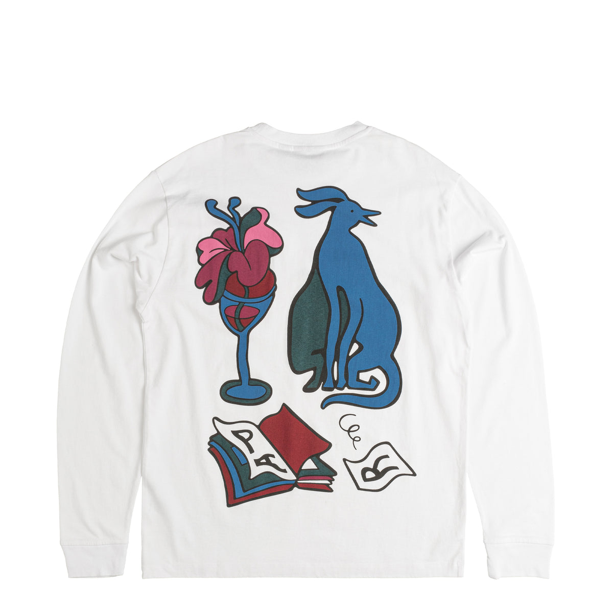 By Parra Wine and Books Long Sleeve T-Shirt | Apparel » Buy