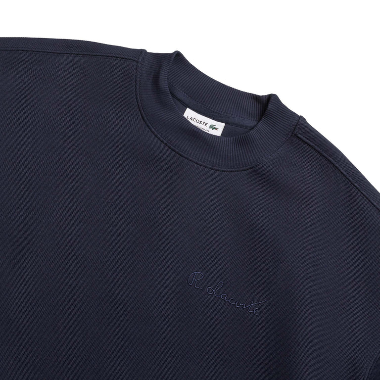 Lacoste Oversized Double Sided Piqué Sweatshirt