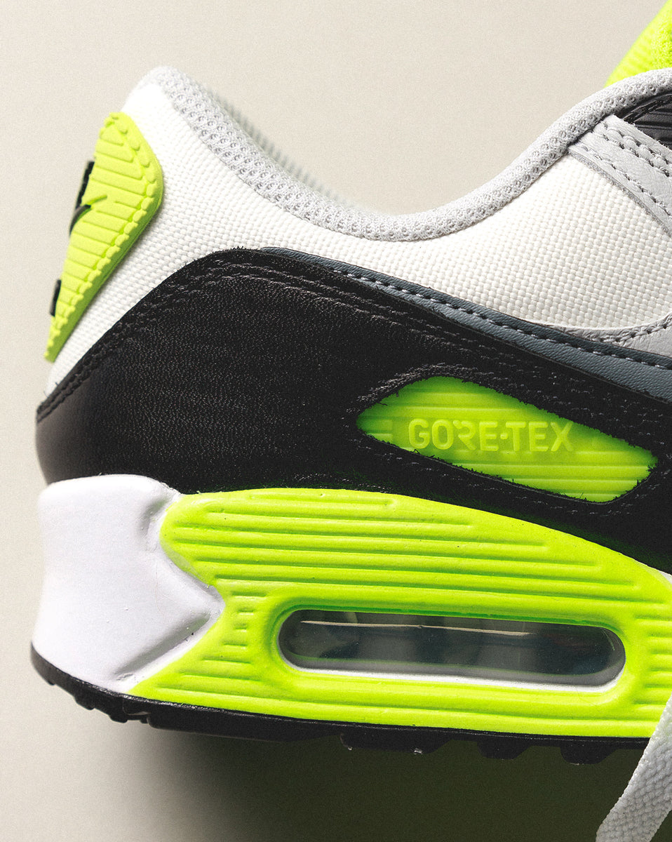 nike air max 90 white volt black