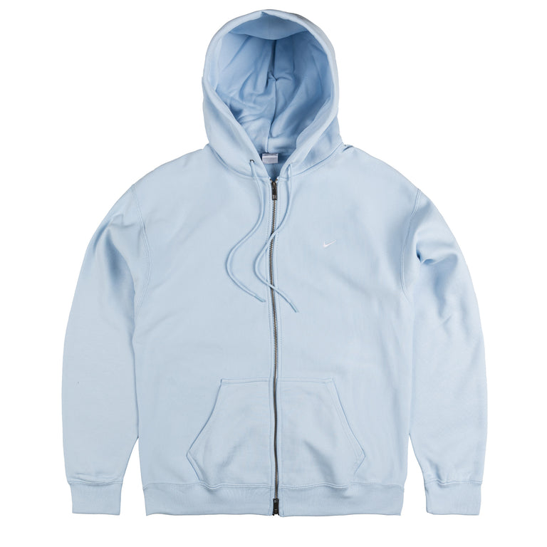 Nike	Solo Swoosh Full-Zip Fleece Hoodie - XXL / Celestine Blue / Celestine Blue / White
