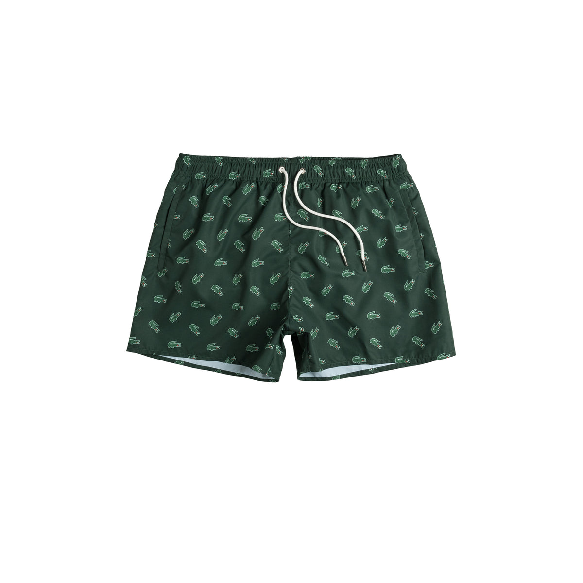 Lacoste logo 2025 swim shorts