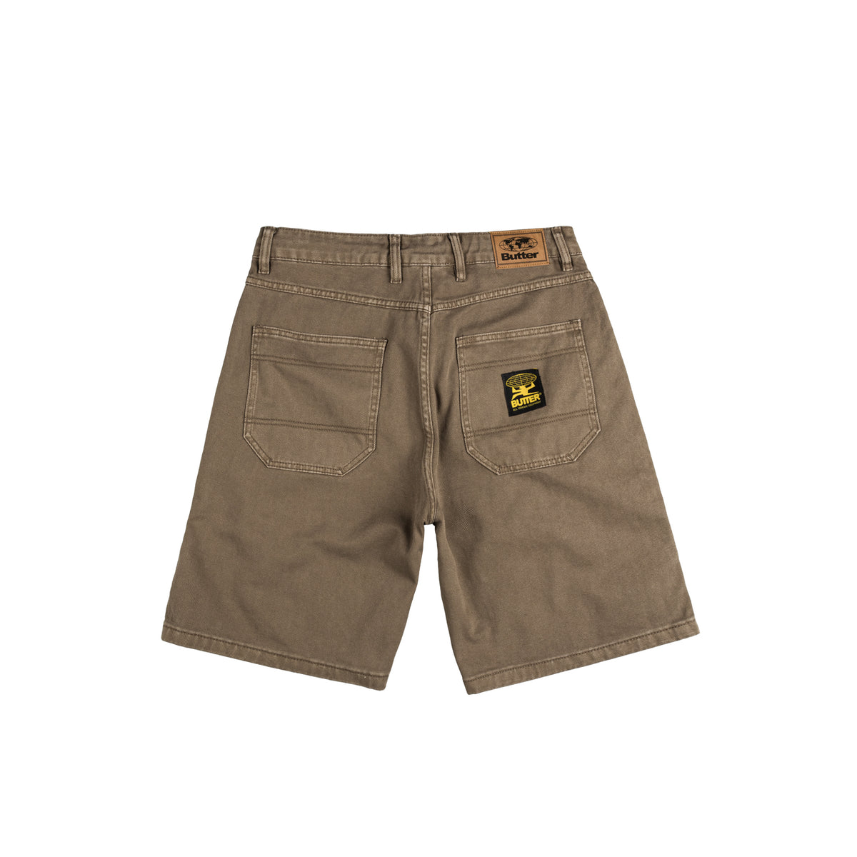 【mnem】Patch Pocket Bermuda Pants No Boundaries Patch Pocket Shorts with Button and Zipper