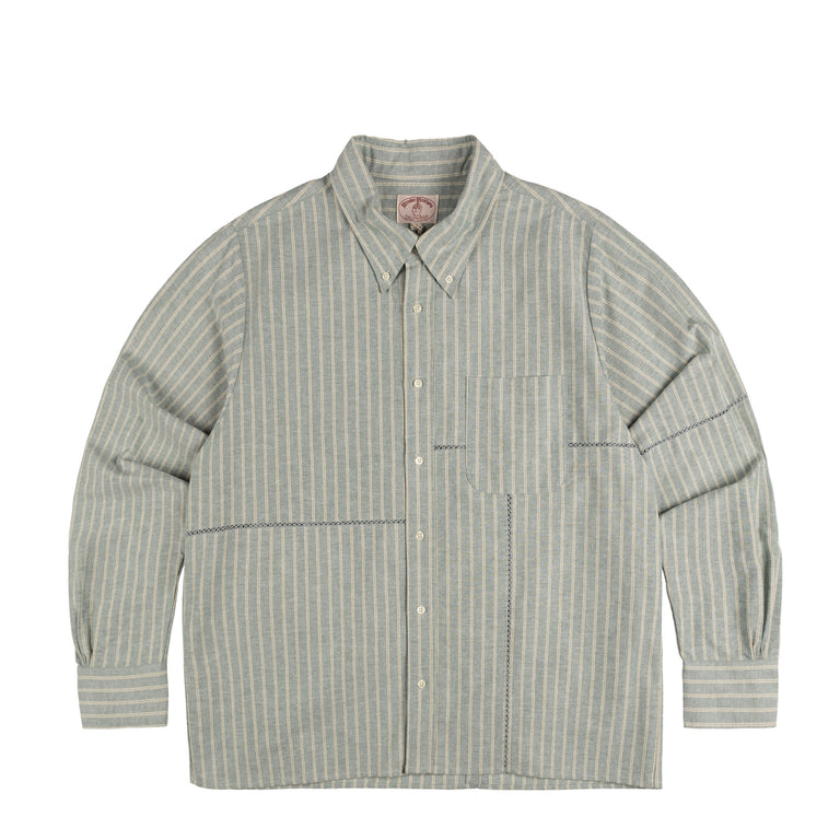 Brain Dead x Brooks Brothers Patchwork Oxford Button Up
