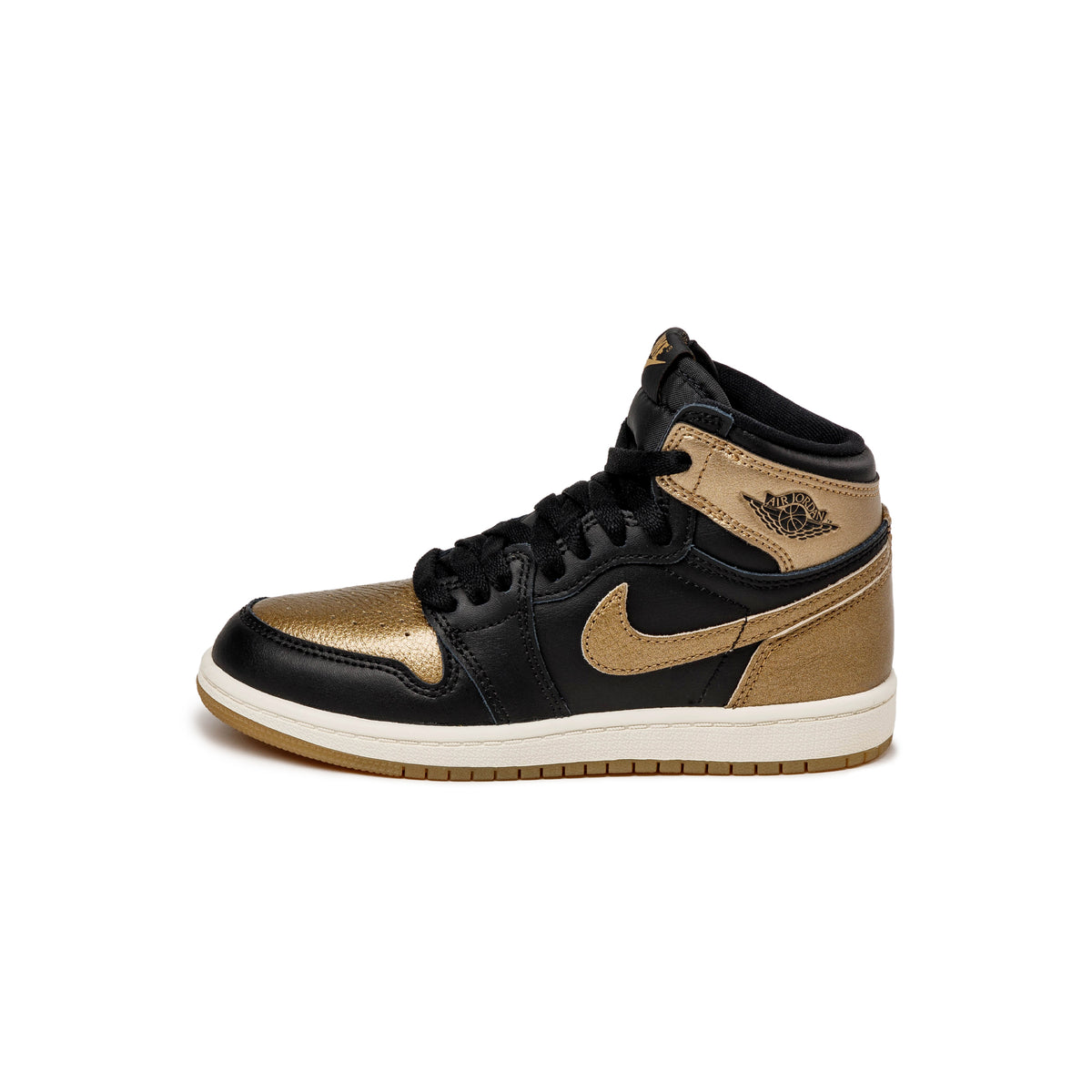 Nike air jordan black and gold on sale