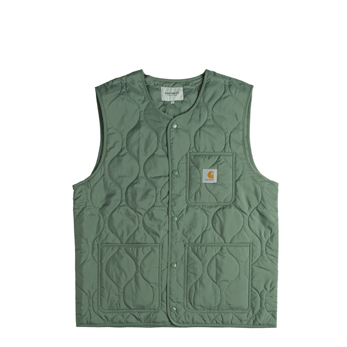 新品 Carhartt WIP HEWITT VEST L GREEN 定価以下 Hewitt Sleeveless Jacket in Green Carhartt WIP