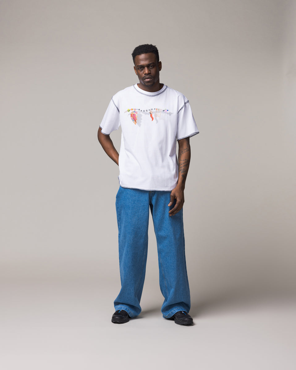 【RASSVET】BRACELET TEE [WHITE] Rassvet Bracelet Tee - White – Foosh