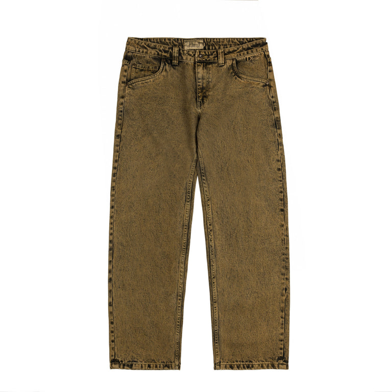 Dime Classic Baggy Denim Pants - 28 / Overdyed Gold