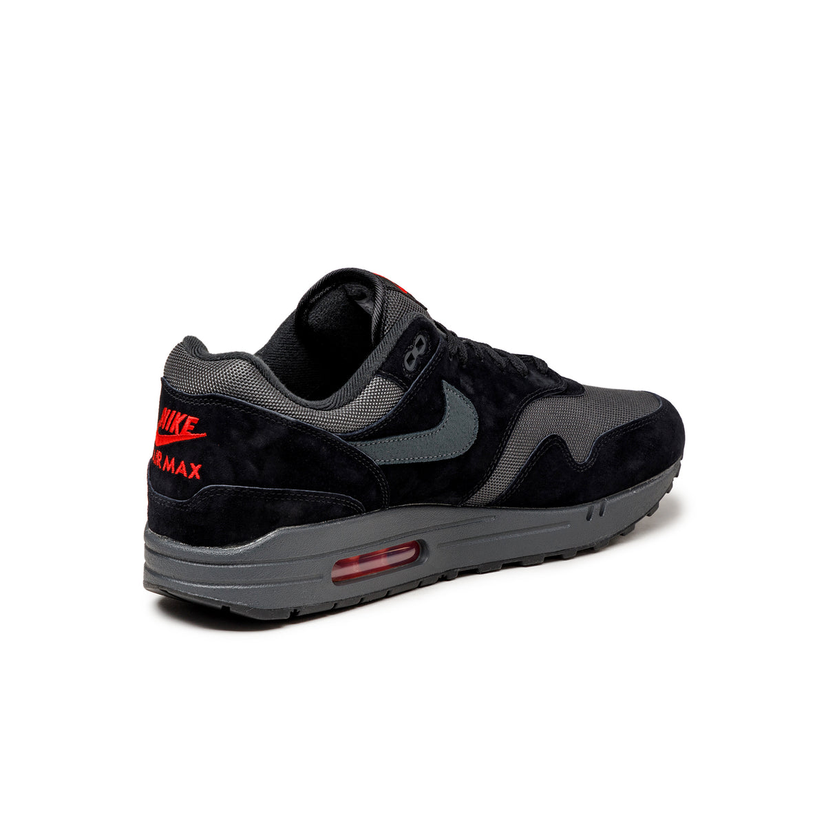 Nike air max 1 suede black online