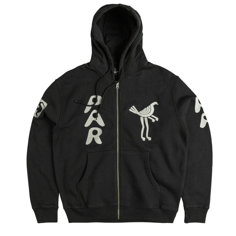By Parra Zipped Pigeon Zip Hoodie Sweatshirt
