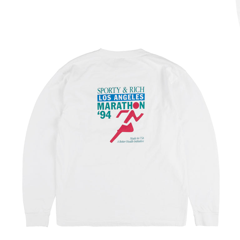 Sporty & Rich LA Marathon Longsleeve Tee