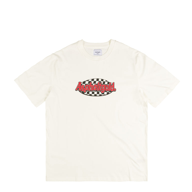 Asphaltgold Checkerboard T-Shirt - XXL / White