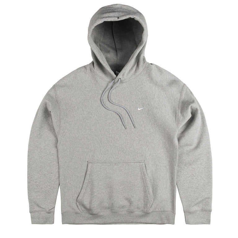 Nike	Solo Swoosh Hoodie - XXL / Dark Grey Heather / Light Smoke Grey / White
