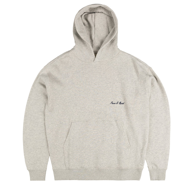 Museum of Peace & Quiet Wordmark Hoodie - M / Ash