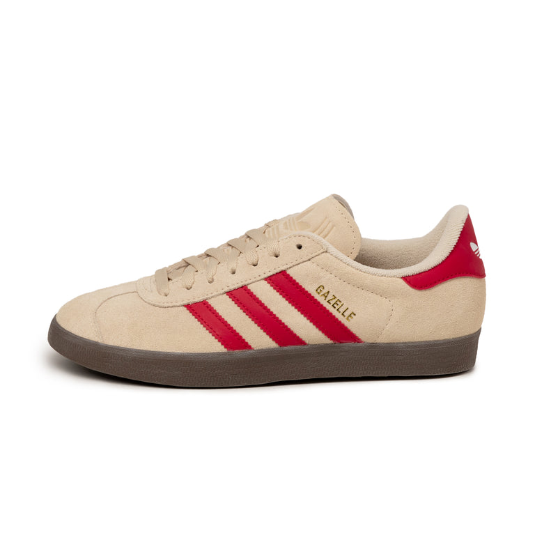 Adidas Gazelle - 38 2/3 / Sand Strata / Better Scarlet / Cloud White