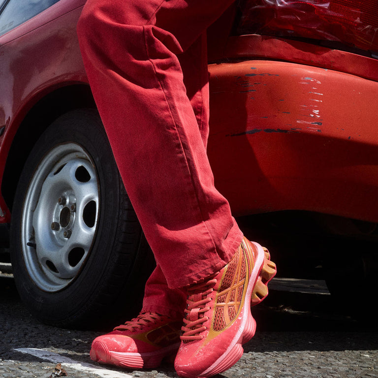 Asics US6-S GEL-Kinetic Fluent onfeet