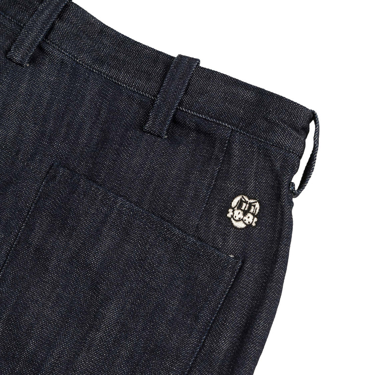 CHITO International 4 Pocket Double Knee Indigo Denim